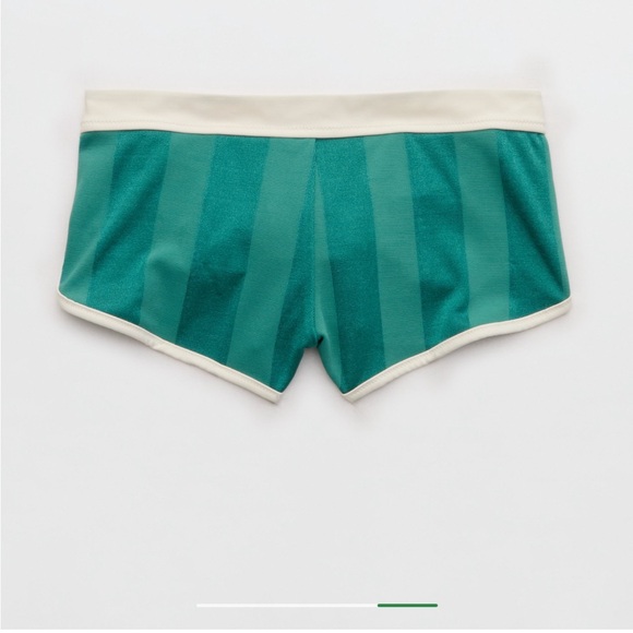 Aerie Sandscoop Shine Bikini Top AND Shine Cheeky Boyshort Bikini Bottom size L - Picture 9 of 13